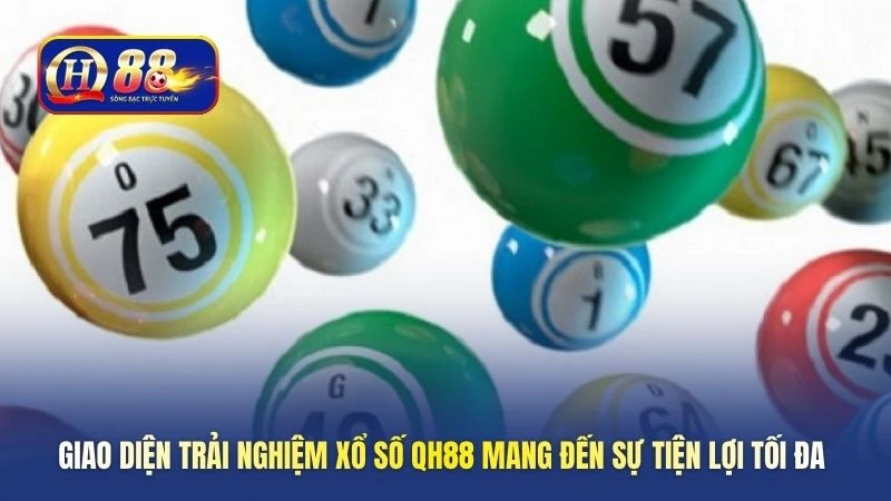Giao diện trải nghiệm xổ số QH88 mang đến sự tiện lợi tối đa 